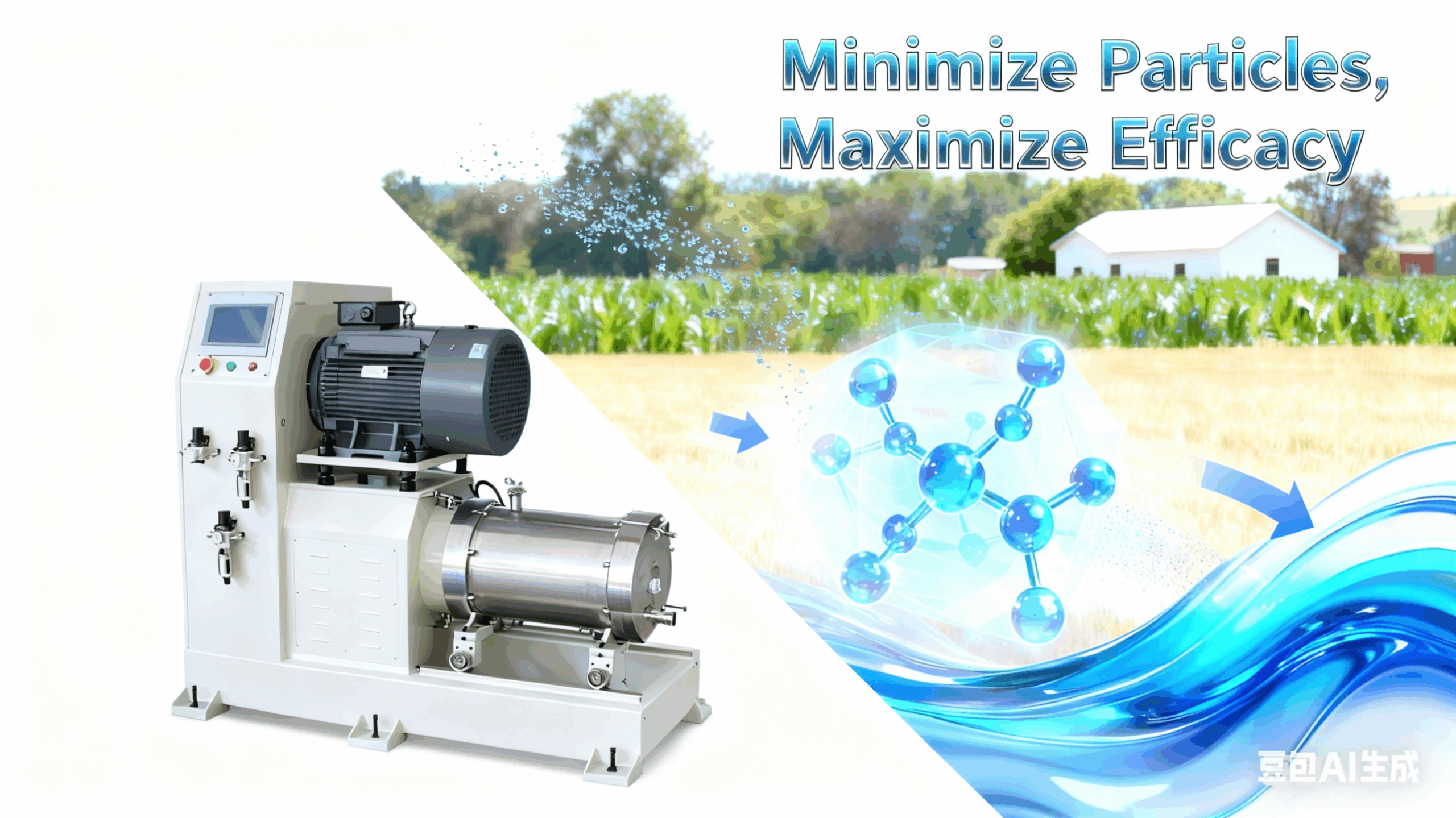 Application of Bead Mill in Production of Pesticide  